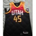 45 Mitchell Jazz 2021 city jersey Black player version