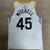 45 Mitchell Utah Jazz 2022-23 Association Edition White Jersey player version