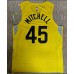 45 Mitchell Utah Jazz 2022-23 Icon Edition Yellow Jersey player version