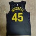 45 Mitchell Utah Jazz Custom Black 2022-23 Statement Edition Jersey player version