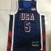 5 Edwards USA 2024 Olympics Embroidery Jersey Blue