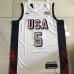 5 Edwards USA 2024 Olympics Embroidery Jersey White