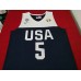 5 Mitchell 2019 fiba jersey blue stitched