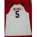 5 Mitchell 2019 fiba jersey white stitched