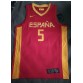 5 R.fernandez Spain FIBA Basketball world cup jersey red