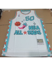 50 Robinson 1996 all star game jersey white