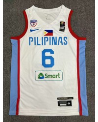 6 Clarkson Pilipinas 2024 Jersey Home white