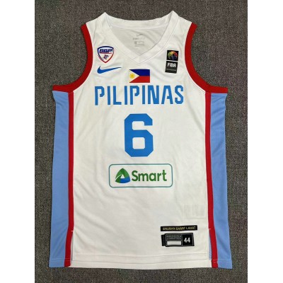 6 Clarkson Pilipinas 2024 Jersey Home white