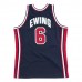 6 Ewing 1992 USA jersey navy heat pressed