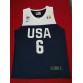 6 James 2019 fiba jersey blue stitched