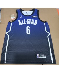 6 James 2023 Nba all stars game Team Lebron jersey blue