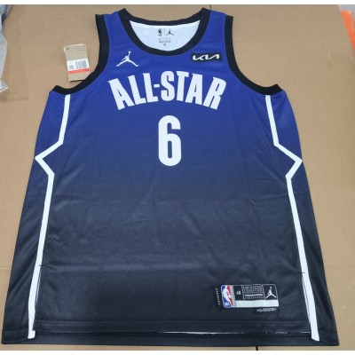 6 James 2023 Nba all stars game Team Lebron jersey blue