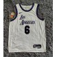 6 James Lakers 22-23 city jersey white player version