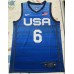 6 Lillard 2020 Olympic USA Team jersey blue