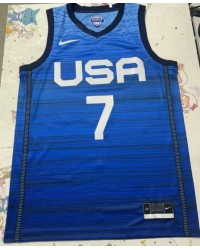 7 Durant 2020 Olympic USA Team jersey blue