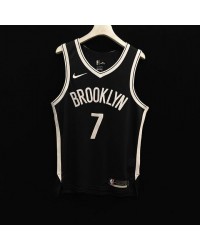 7 Durant Brooklyn Nets jersey black player version