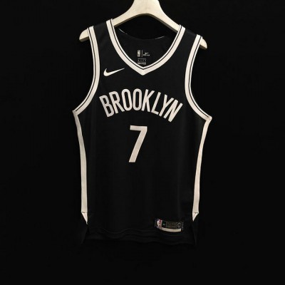 7 Durant Brooklyn Nets jersey black player version