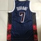 7 Durant USA 2024 Olympics Embroidery Jersey Blue