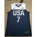 7 Smart 2019 USA FIBA Basketball world cup jersey blue