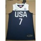 7 Smart 2019 USA FIBA Basketball world cup jersey blue