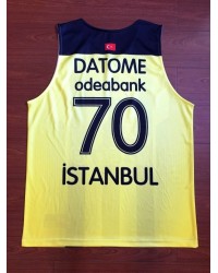 70 Luigi Datome Fenerbahce Basketball Jersey Yellow