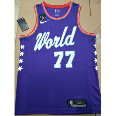 77 Doncic 2020 Rising star World Team jersey