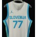 77 Doncic Slovenia Limited Home Jersey white