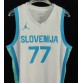 77 Doncic Slovenia Limited Home Jersey white