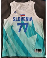 77 Doncic Tokyo Olympic Slovenia jersey white