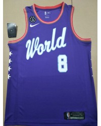 8 Hachimura 2020 Rising star World Team jersey