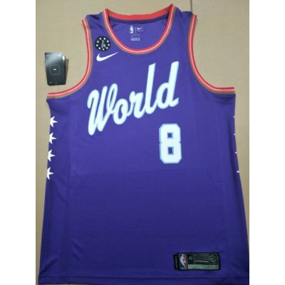 8 Hachimura 2020 Rising star World Team jersey