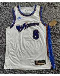 8 Hachimura Wizards 2023-24 classic jersey white player version