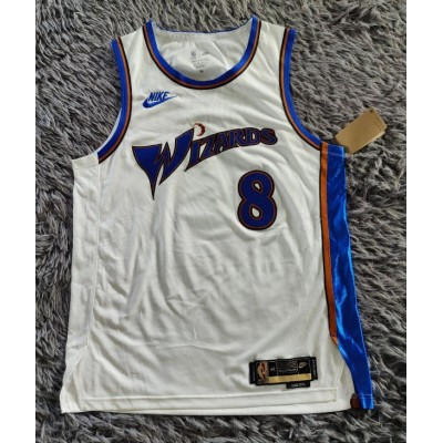 8 Hachimura Wizards 2023-24 classic jersey white player version