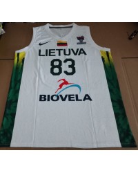 83 Mikolc 2023 LIETUVA Team jersey white