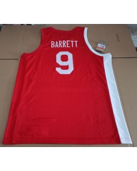 9 Barrett Canada Team 2023 jersey red