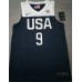 9 Brown 2019 USA FIBA Basketball world cup jersey blue