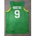 9 Huertas 2024 Olympics Brazil Team Basketball Jersey Green