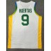 9 Huertas 2024 Olympics Brazil Team Basketball Jersey White