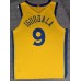 9 Iguodala Warriors 2017-18 city jersey yellow player version