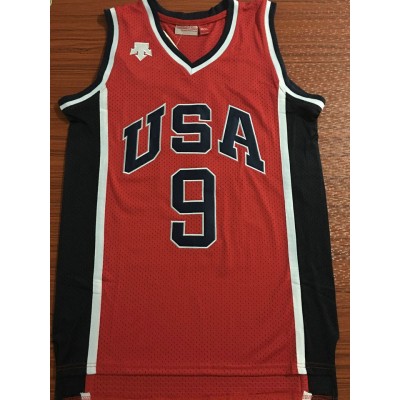 9 Jordan 1984 USA Team jersey red