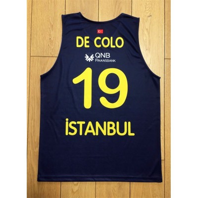 Beko Nando de Colo 19 Fenerbahce Basketball Jersey Black