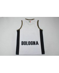 Bologna 2022-23 White Basketball Jersey