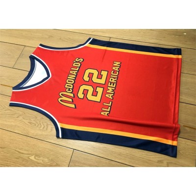 Carmelo Anthony 22 McDonalds All American 2002 Jersey Red