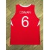 Cedi Osman 6 Team Turkey Basketball Jersey Printed Red