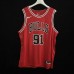 Chicago Bulls Jersey Dennis Rodman 91 Red player version