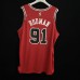 Chicago Bulls Jersey Dennis Rodman 91 Red player version