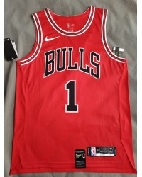 Chicago Bulls Jersey Derrick Rose 1 Red player version