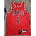 Chicago Bulls Jersey Derrick Rose 1 Red player version