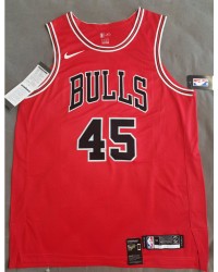 Chicago Bulls Jersey Jordan 45 Red player version