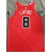 Chicago Bulls Jersey Lavine 8 Red player version